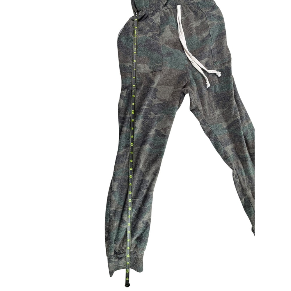 Caution To The Wind Jumpsuit Womens S Camo Green Excellent Sleeveless Jogger - Picture 5 of 7